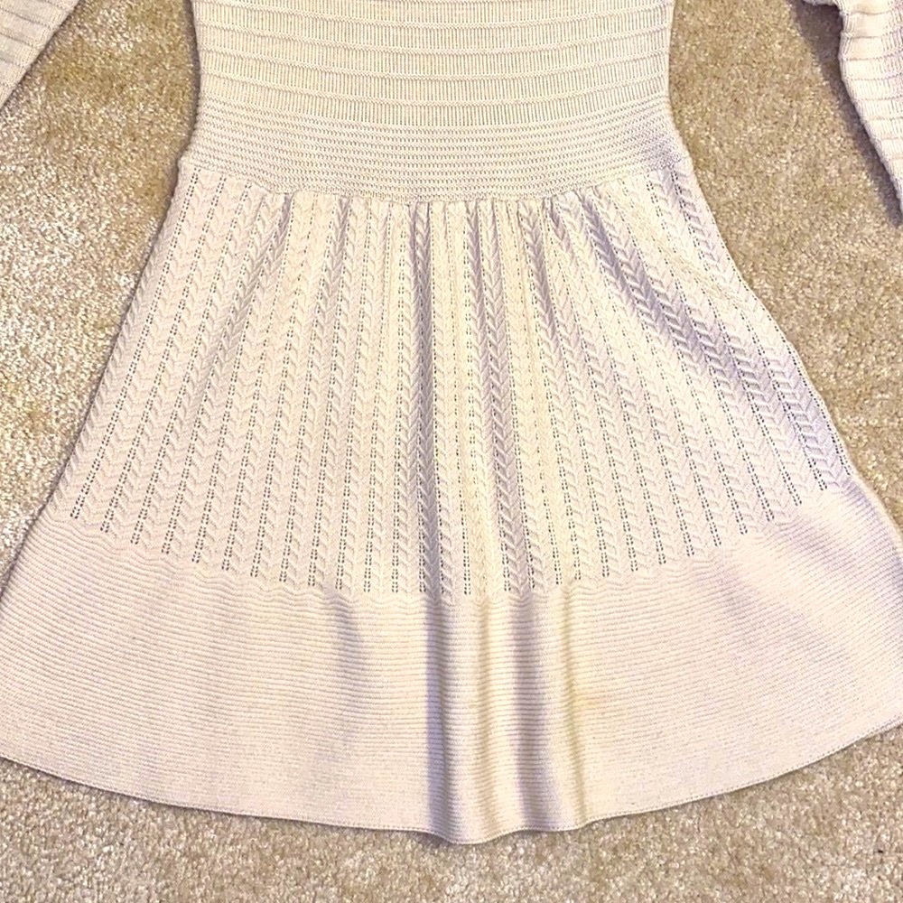 SWEATER KNIT Flare Skirt Sweater Dress - Picture 9 of 16